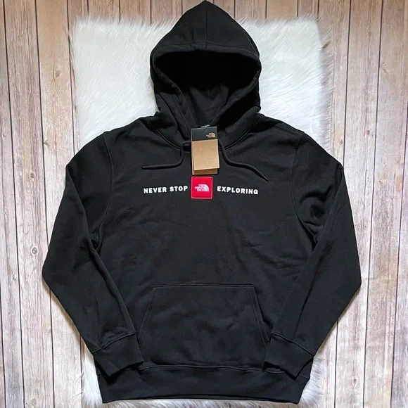 The North Face Men’s Red’s Pullover Hoodie In Black - Picture 1 of 7